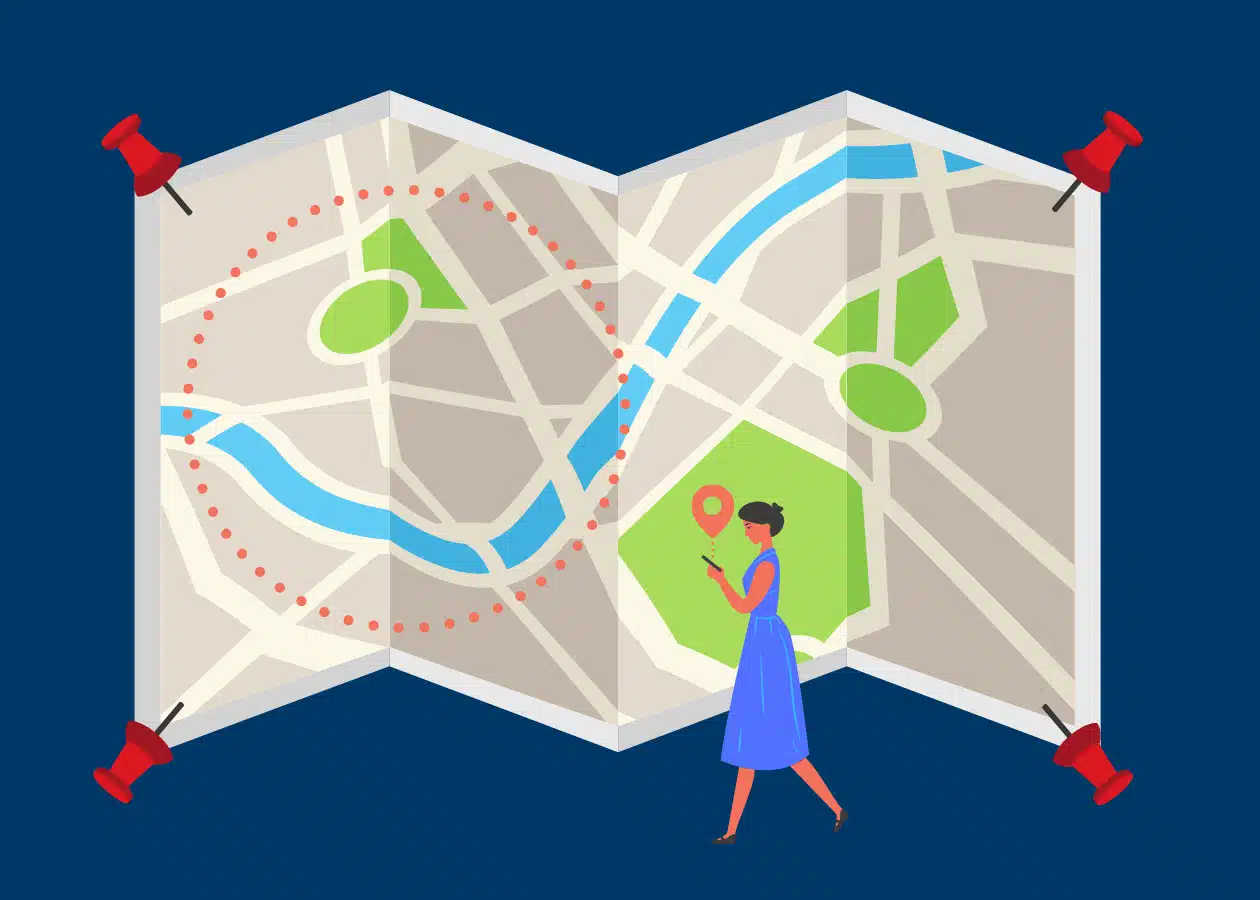 Illustration geofencing