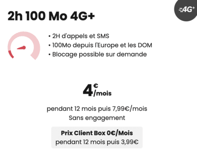 détail du forfait bloqué sfr