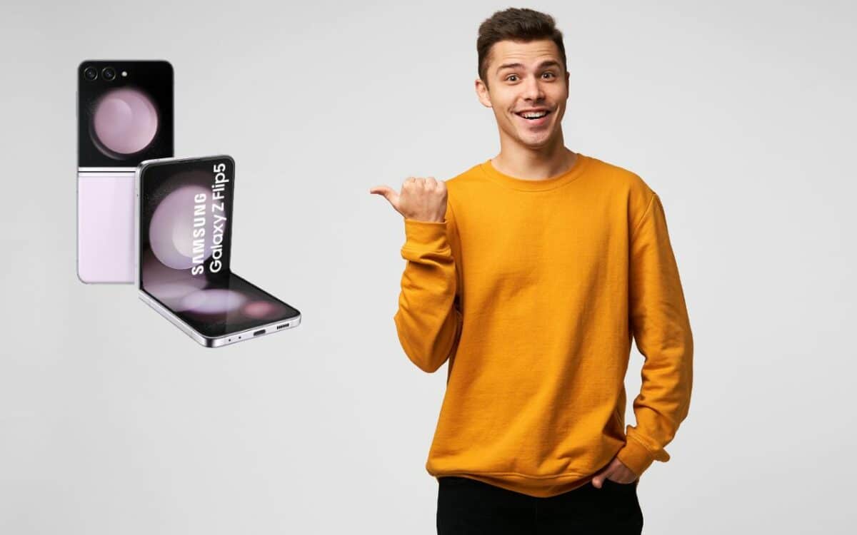 Détails des caractéristiques du Z flip 5.