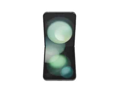 Le galaxy z flip 5 de face