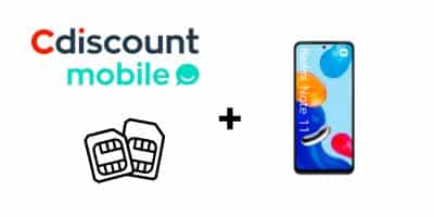 Logo forfait cdiscount mobile 100 go + redmi note 11 offert