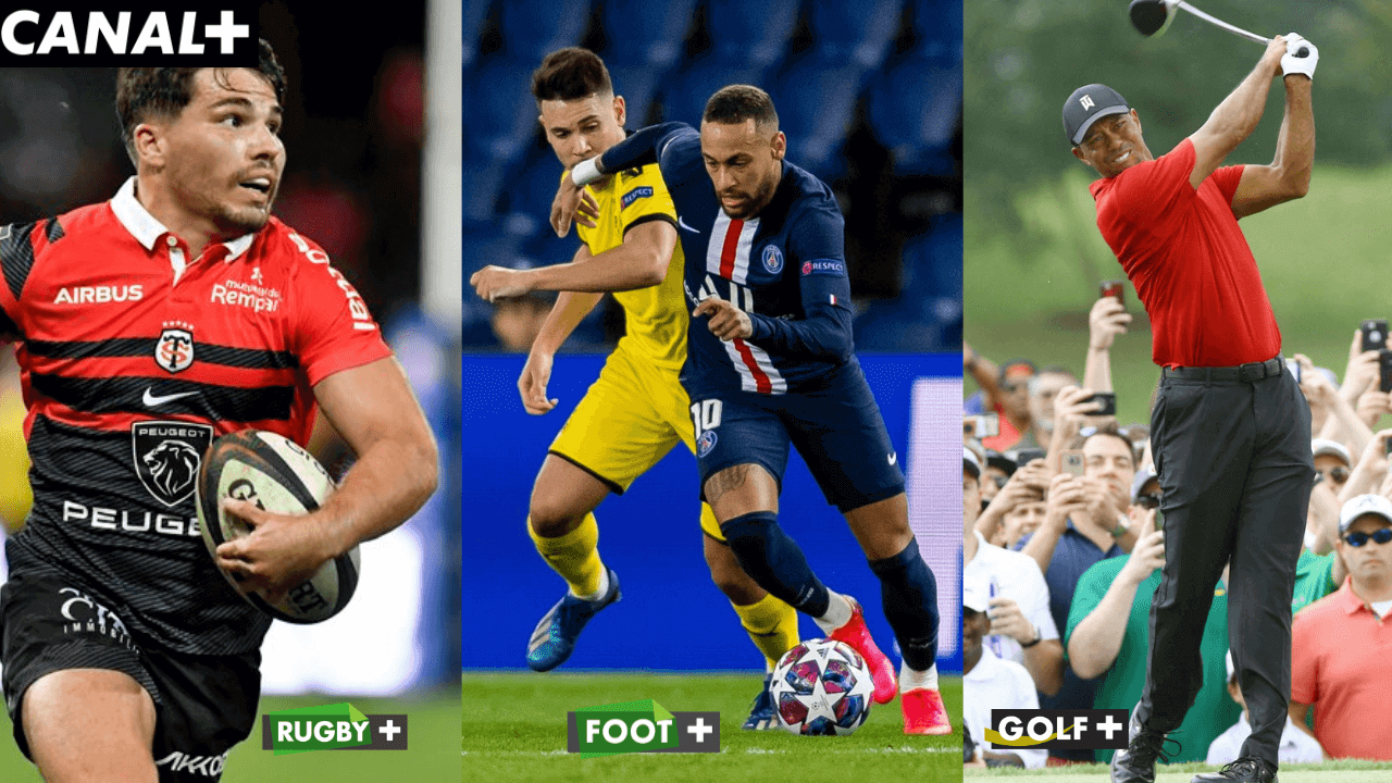 Multisports Canal+ : présentation du bouquet sportif canal avec FOOT+, GOLF+ et RUGBY+