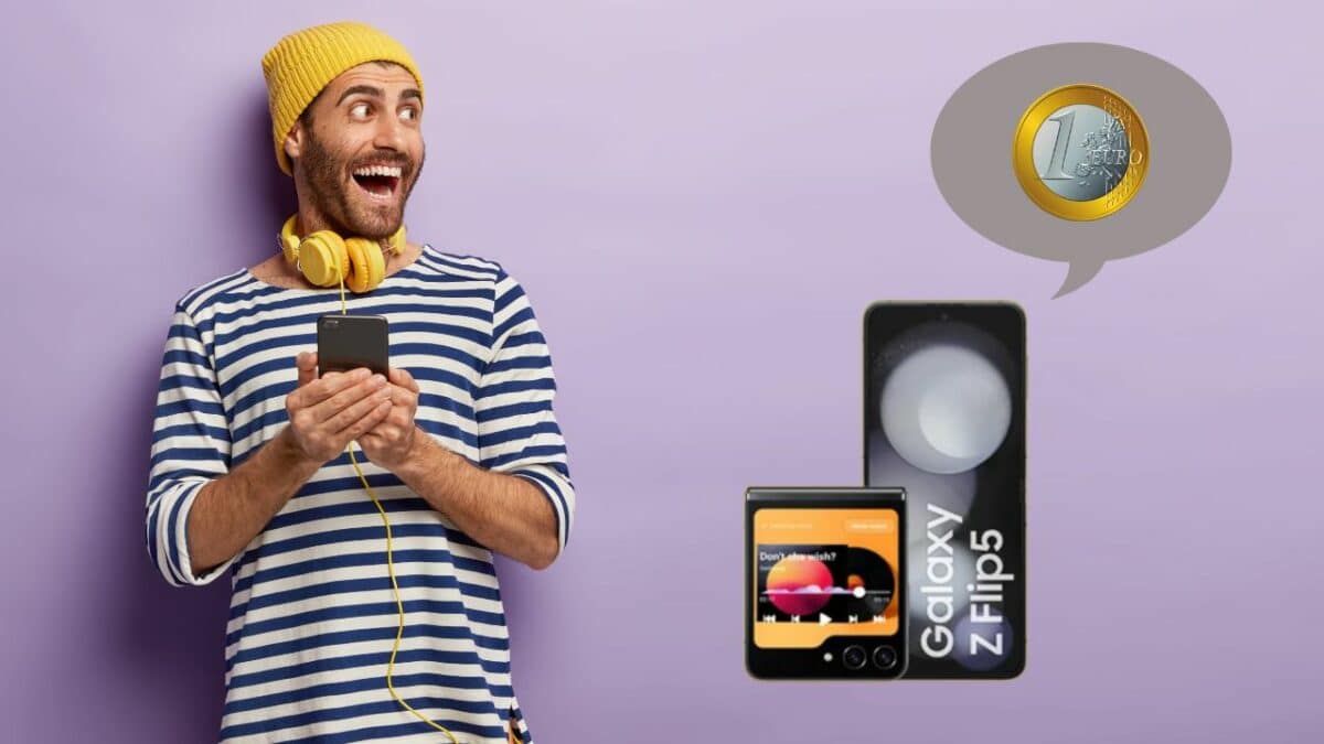 Z flip 5 Bouygues 1 euro.