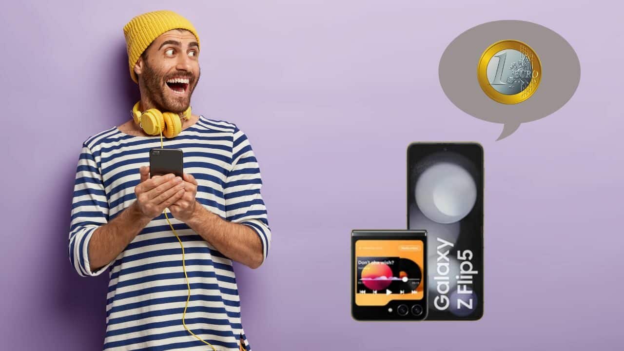 Z flip 5 Bouygues 1 euro.