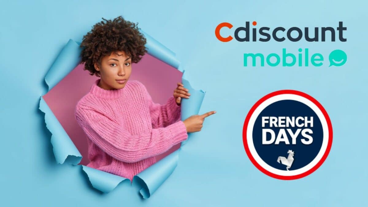 Le forfait 70 Go Cdiscount Mobile des French Days 2023