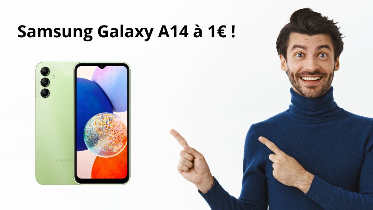 Le Samsung Galaxy A14 à un euro chez SFR