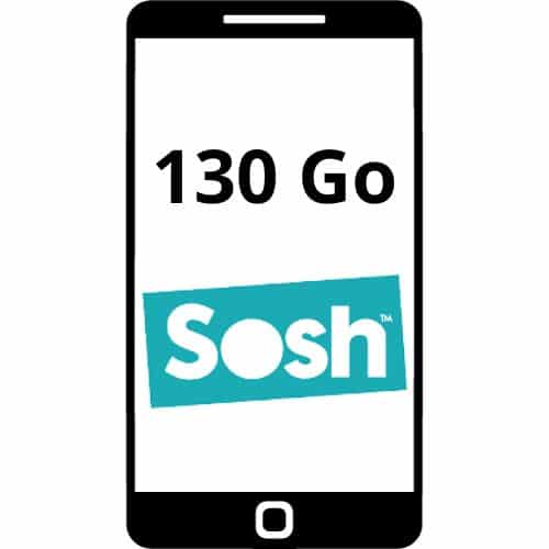 Le forfait 130 Go multi-SIM de Sosh