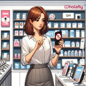 L'absence de carte SIM physique avec Holafly