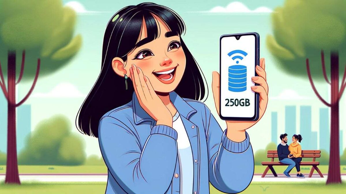 Le détail du forfait free 250 Go.