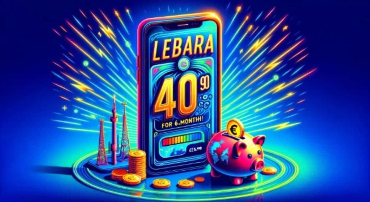 Le forfait mobile en promotion de Lebara