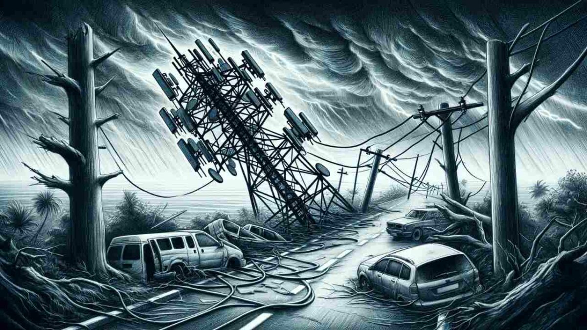 Les dégâts sur les réseaux mobiles à cause de la tempête Ciaran.