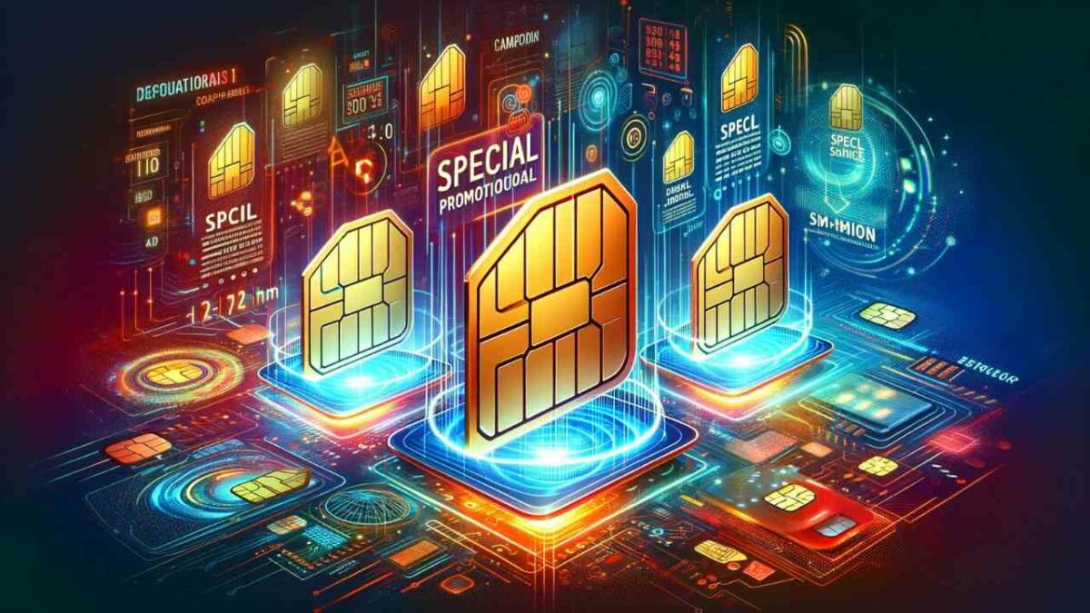 Promotion sur les cartes SIM Auchan Télécom.