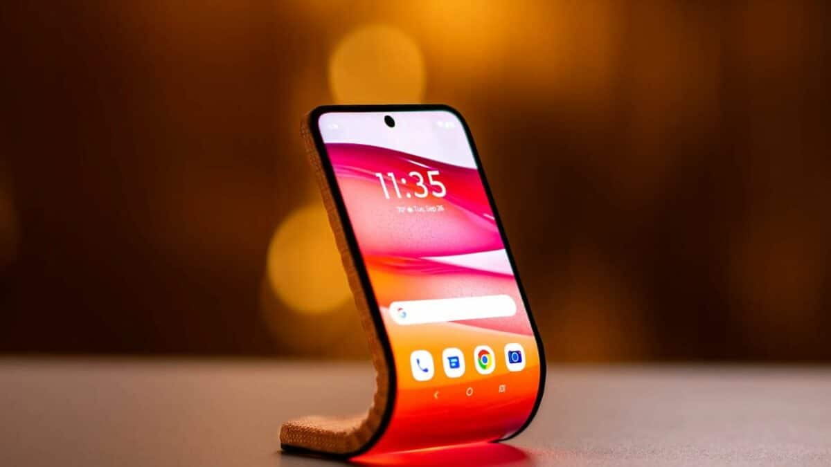Motorola, smartphone enroulable